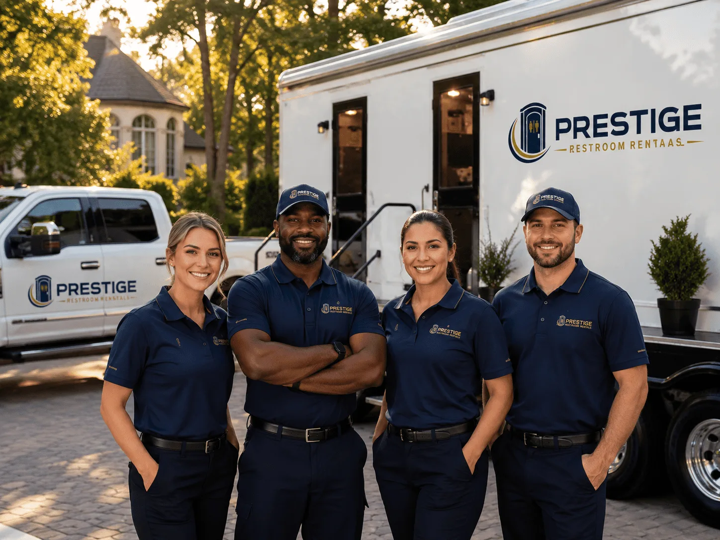 Trusted Luxury Portable Restrooms company in Crystal, MI
